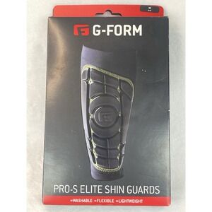 NEW G-Form Pro-S Elite Shin Guards Adult Medium Black